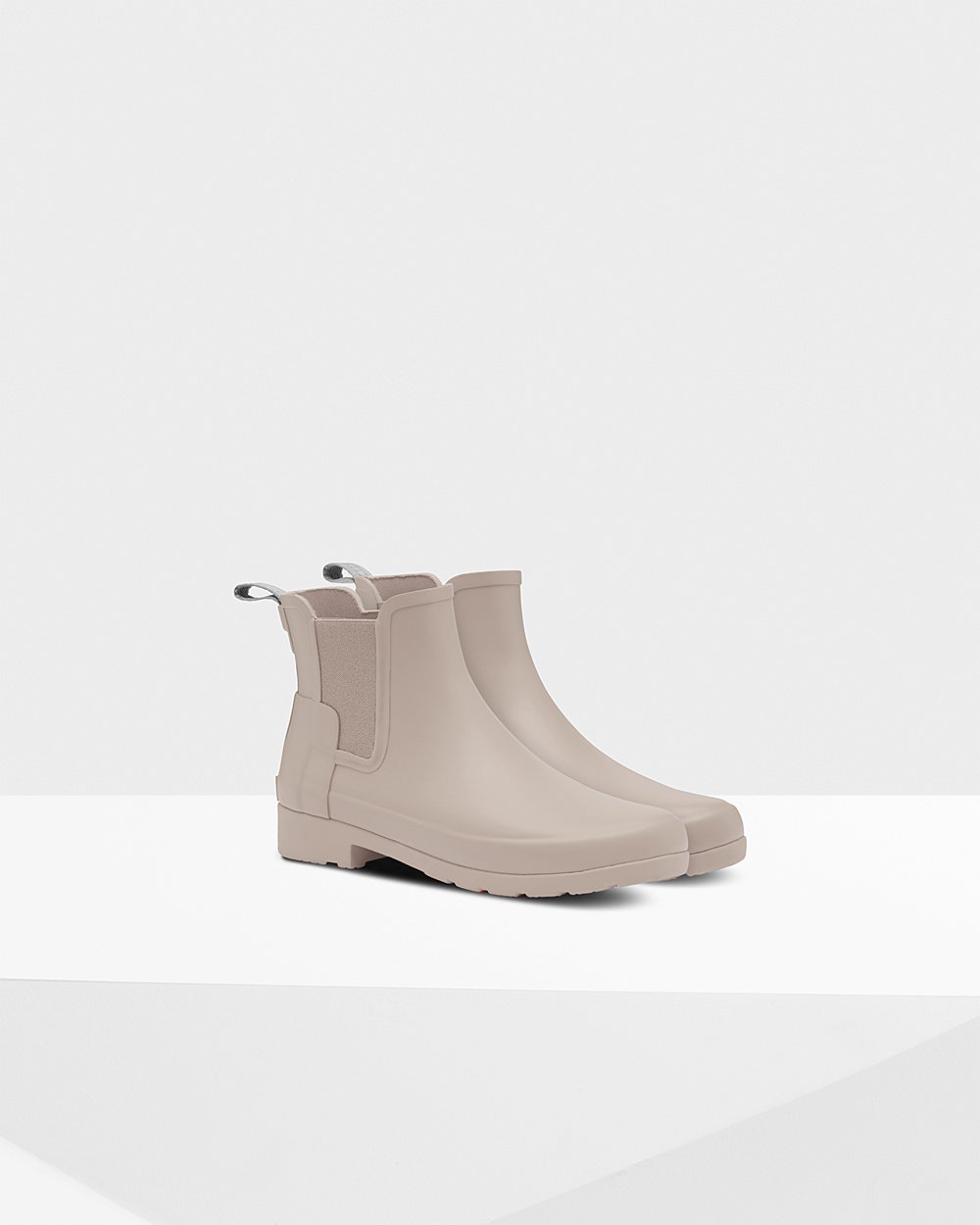 Women Hunter Refined Slim Fit | Chelsea Boots Grey | NZ-2671-LAEJ